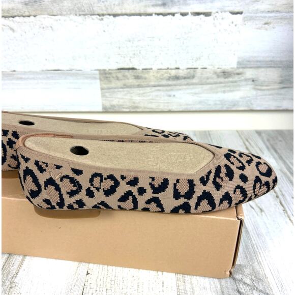 Vivaia Women’s 9 Tamia 11 Leopard Print Almond-Toe Slip-On Ballet Flats NWT - Picture 7 of 11